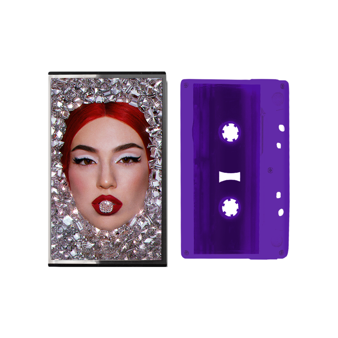 Diamonds & Dancefloors Transparent Purple Cassette